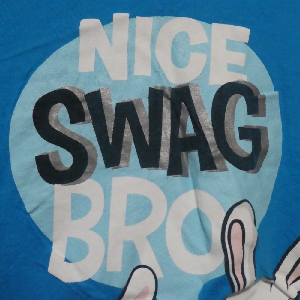 SWS | xl, Extra Large | Blue | Nice Swag Graphic Tee | 100% cotton | BNWOT - Picture 6 of 12